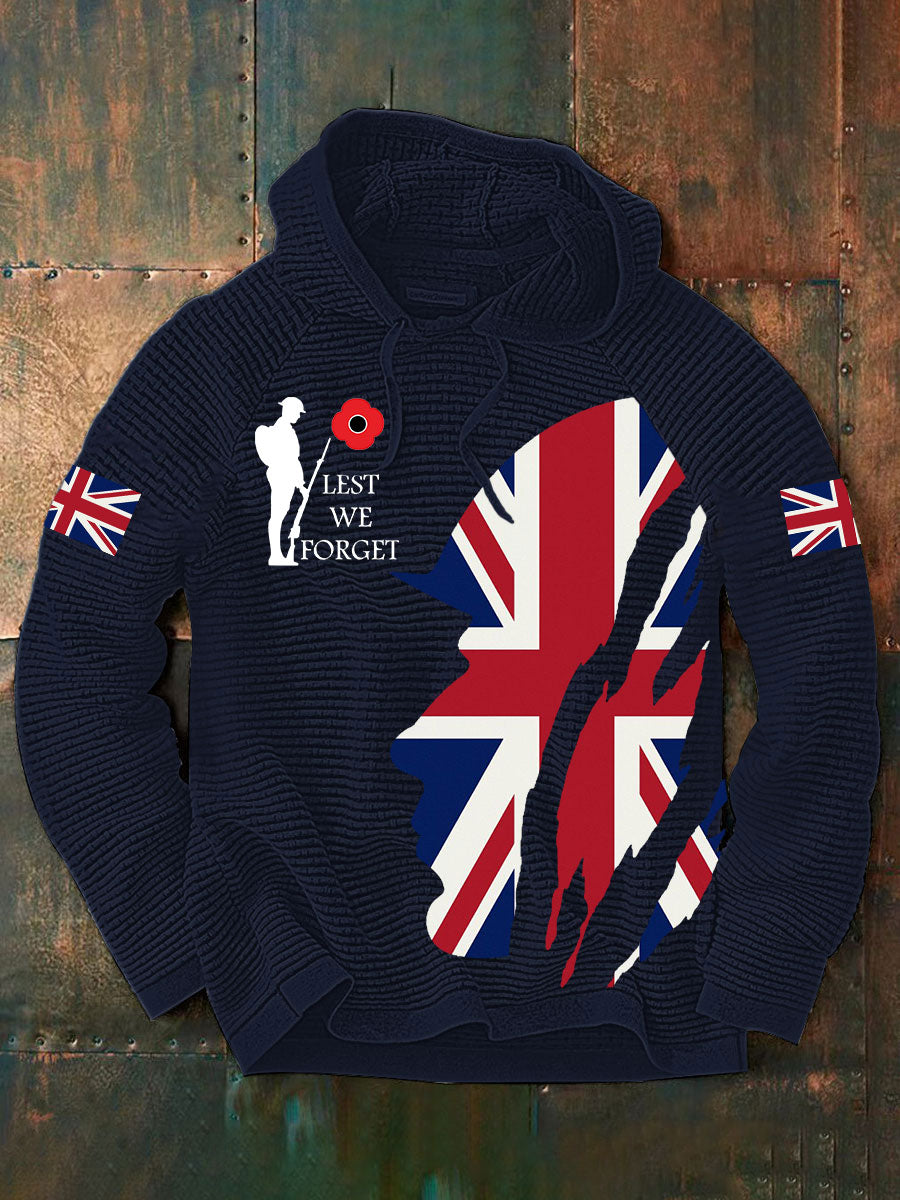 Men's Remembrance Day Lest We Forget Hoodie