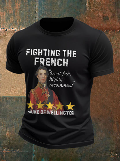 Men's UK History Lover Printed T-shirt