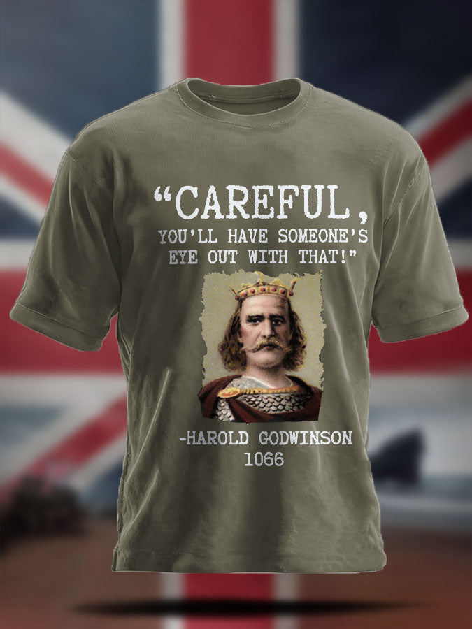 Men's UK History Lover Printed T-shirt