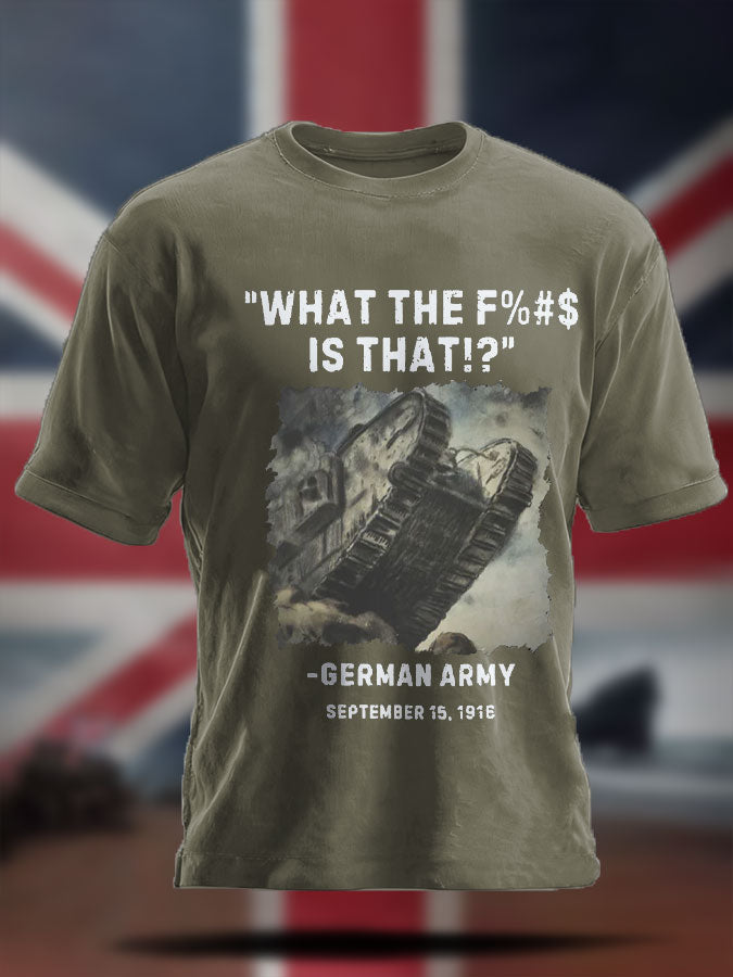 Men's UK History Lover Printed T-shirt