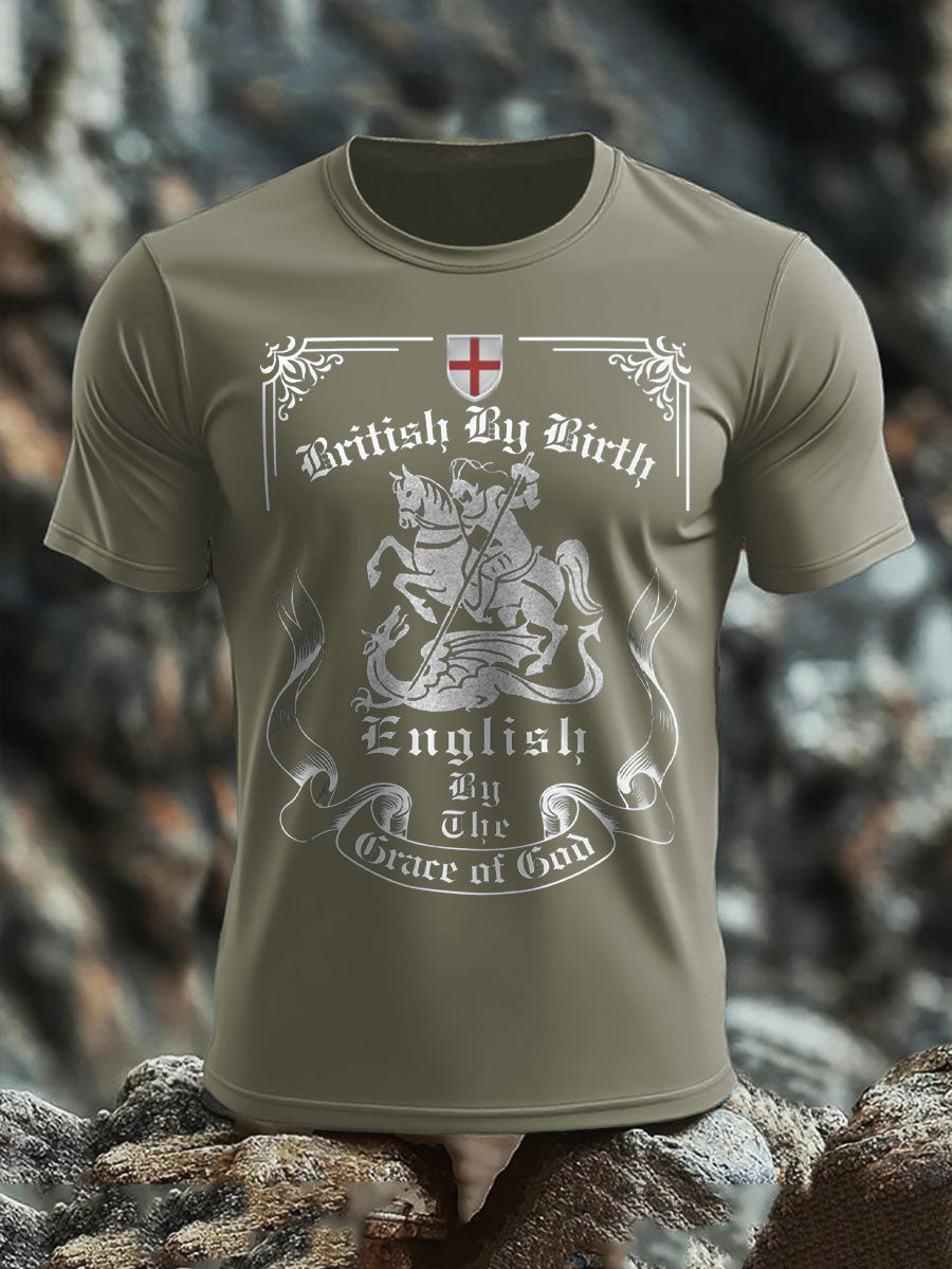 Men's English Proud Printed T-shirt