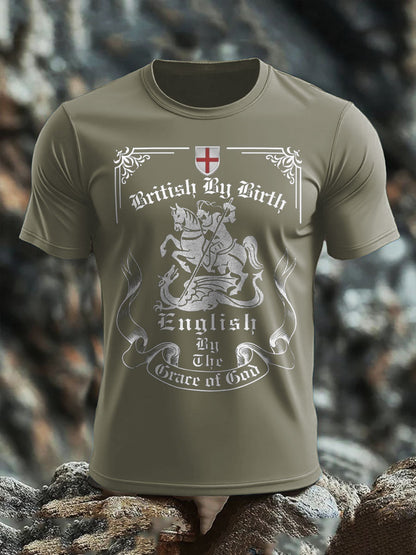 Men's English Proud Printed T-shirt
