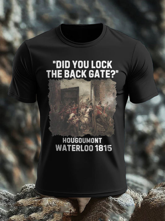 Men's UK History Lover Printed T-shirt