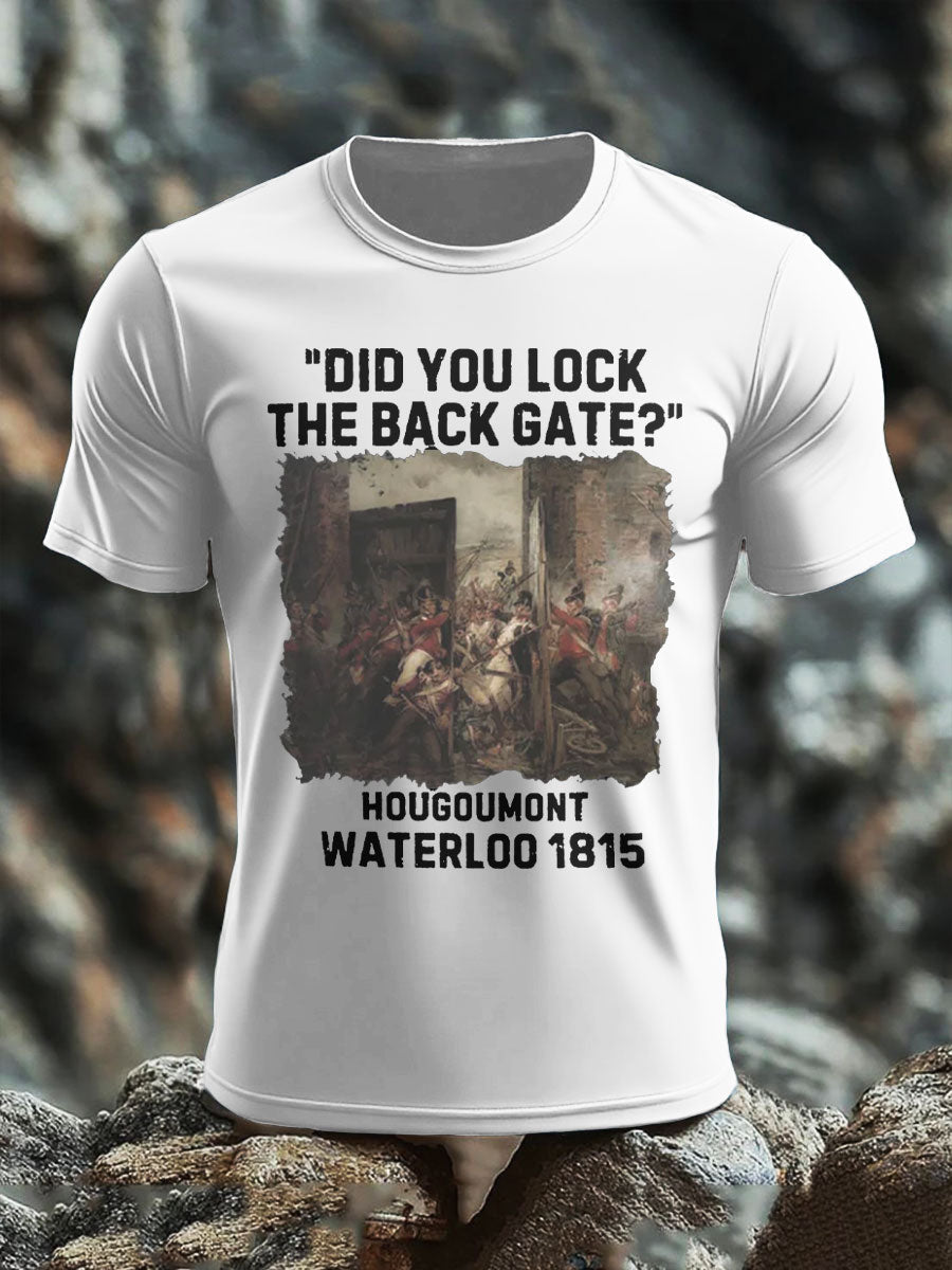 Men's UK History Lover Printed T-shirt