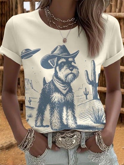 Women's Western Schnauzer T-shirts