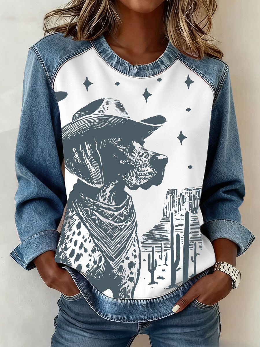 Women's Western Germany Dog Sweatshirts