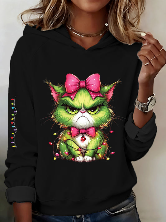Women's Christmas Animal Casual Comfortable Hoodie