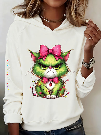 Women's Christmas Animal Casual Comfortable Hoodie