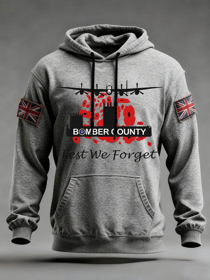 Men'sRemembrance Day Lest We Forget Hoodie