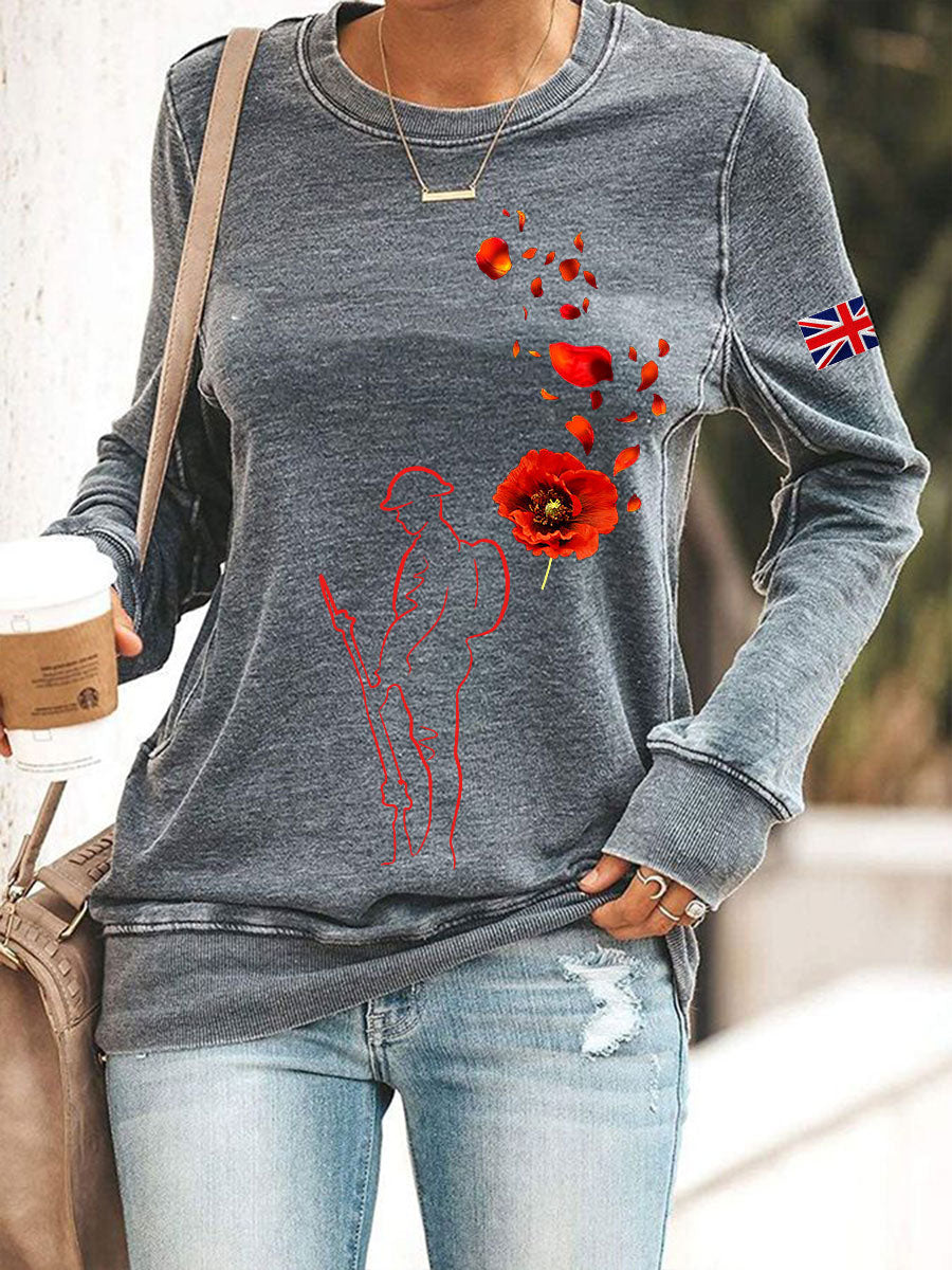 Women's Remembrance Day Lest We Forget Sweatshirt