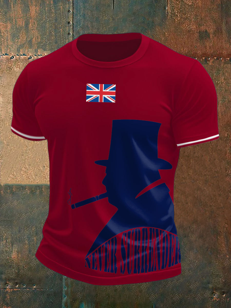 Men's Funny Churchill Printed T-shirt