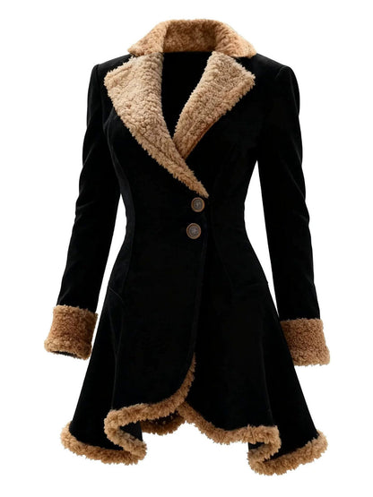 Women's Retro Plush Casual Jacket