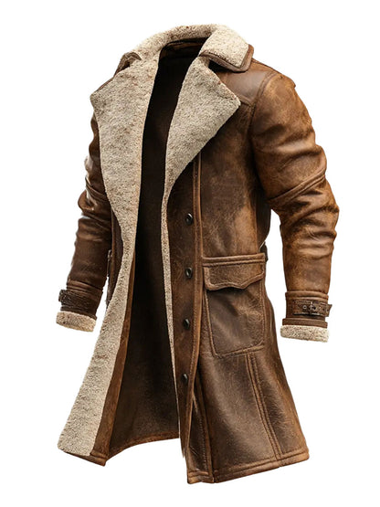 Men's Retro Plush Casual Jacket