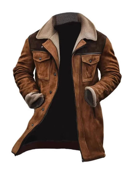 Men's Retro Pocket Zipper Jacket