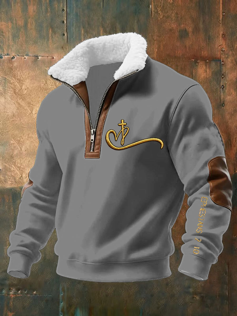 Men's Cross Print Casual Top