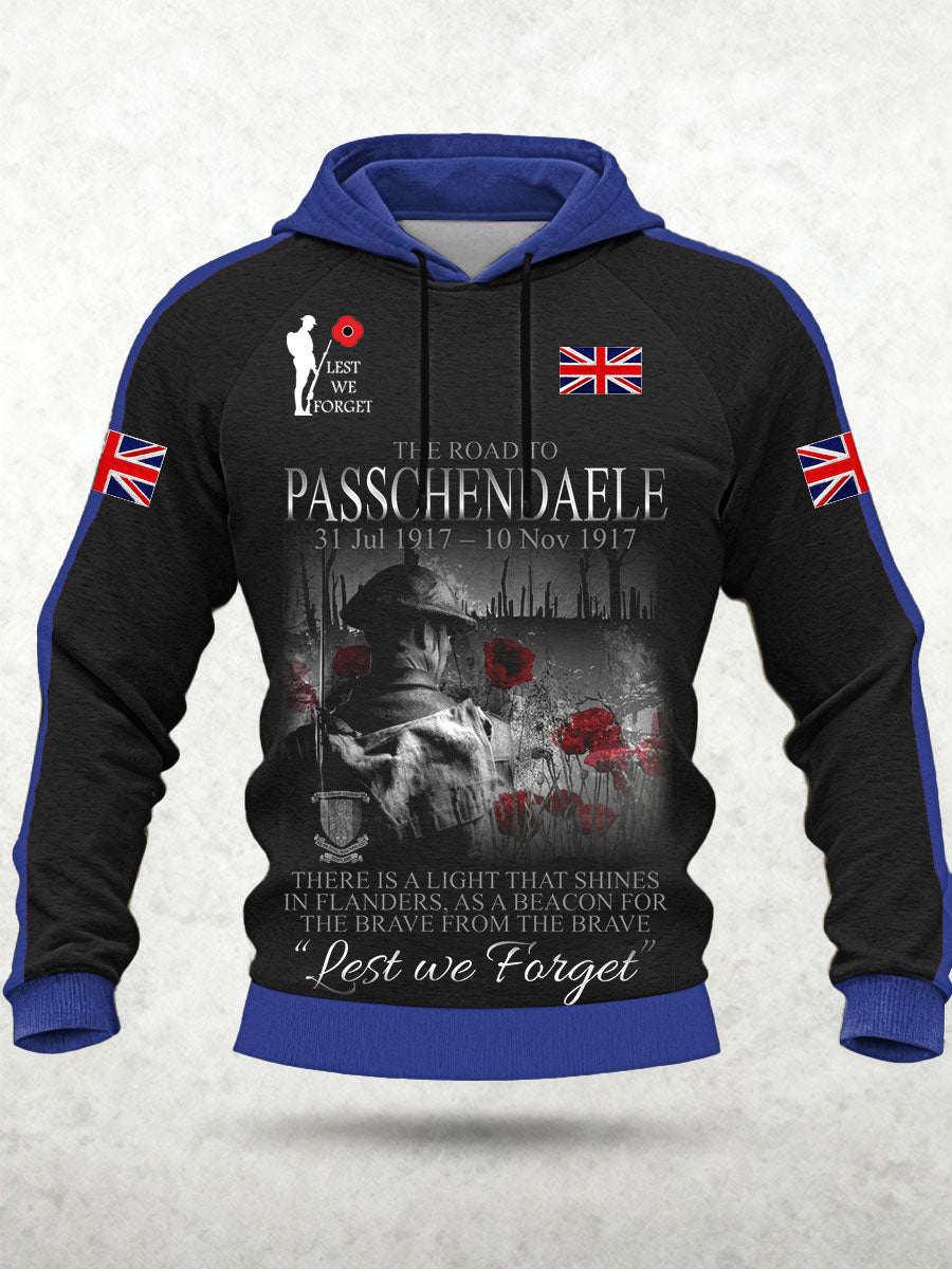 Men's Remembrance Day Lest We Forget Hoodie