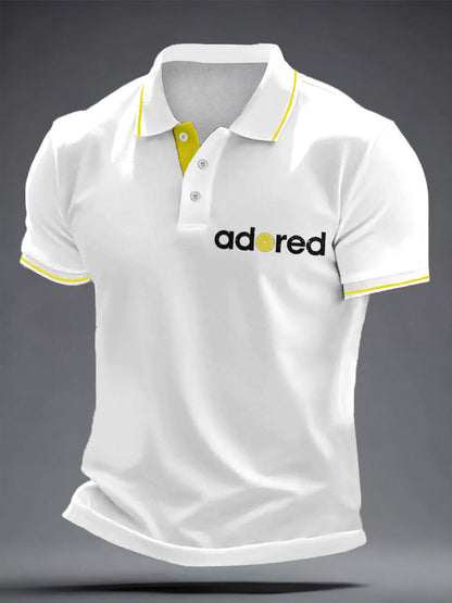 Men's I Wanna Be Adored Lemon Roses Music Lover Printed Casual Tops