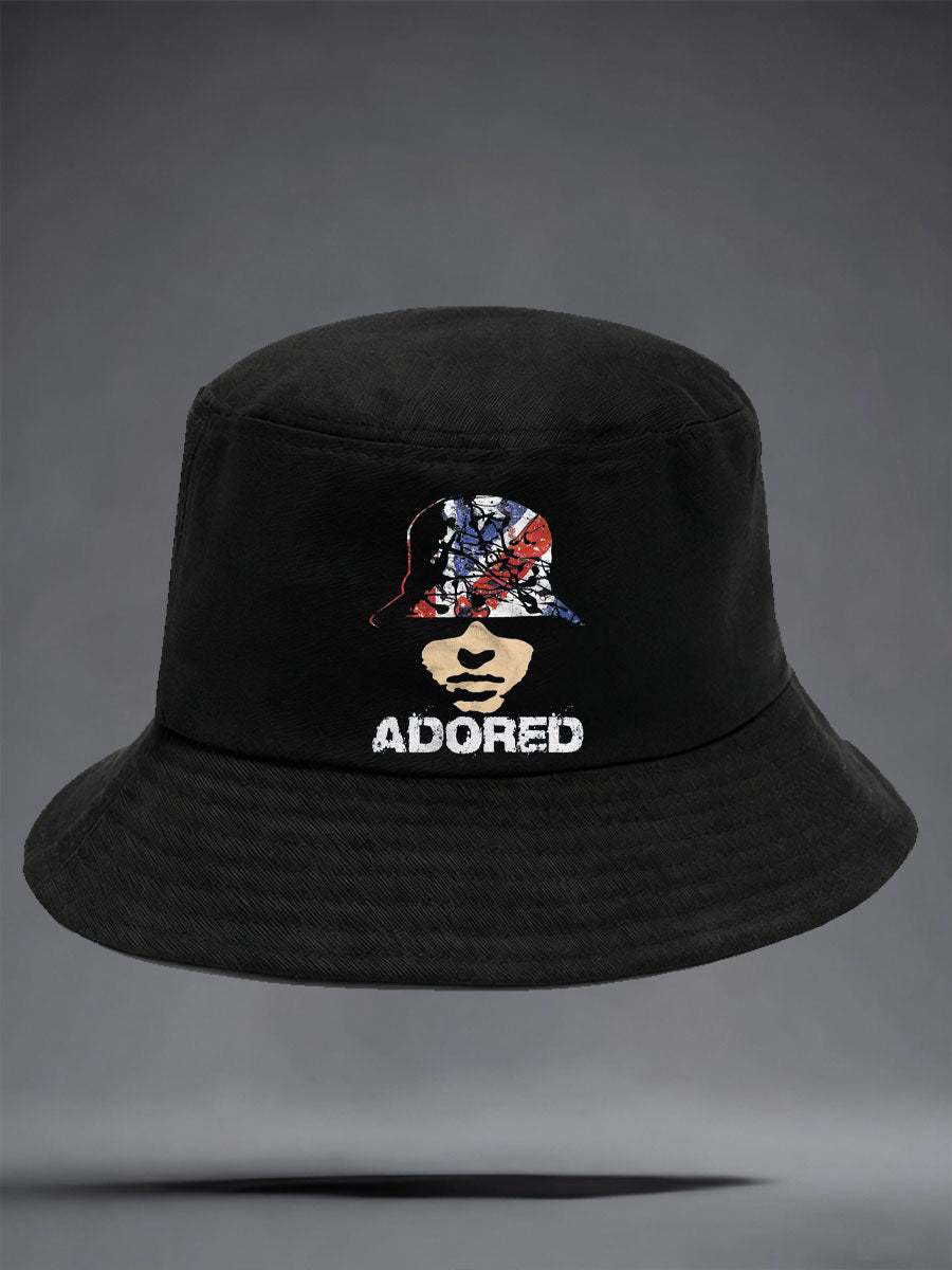 Unisex Adored Lemon Roses Music Lover Printed Hat