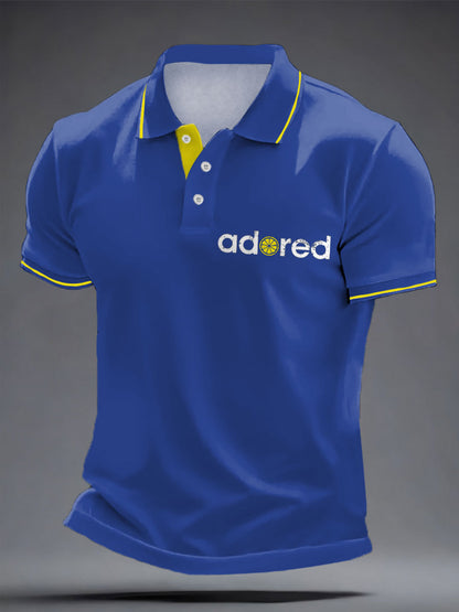 Men's I Wanna Be Adored Lemon Roses Music Lover Printed Casual Tops