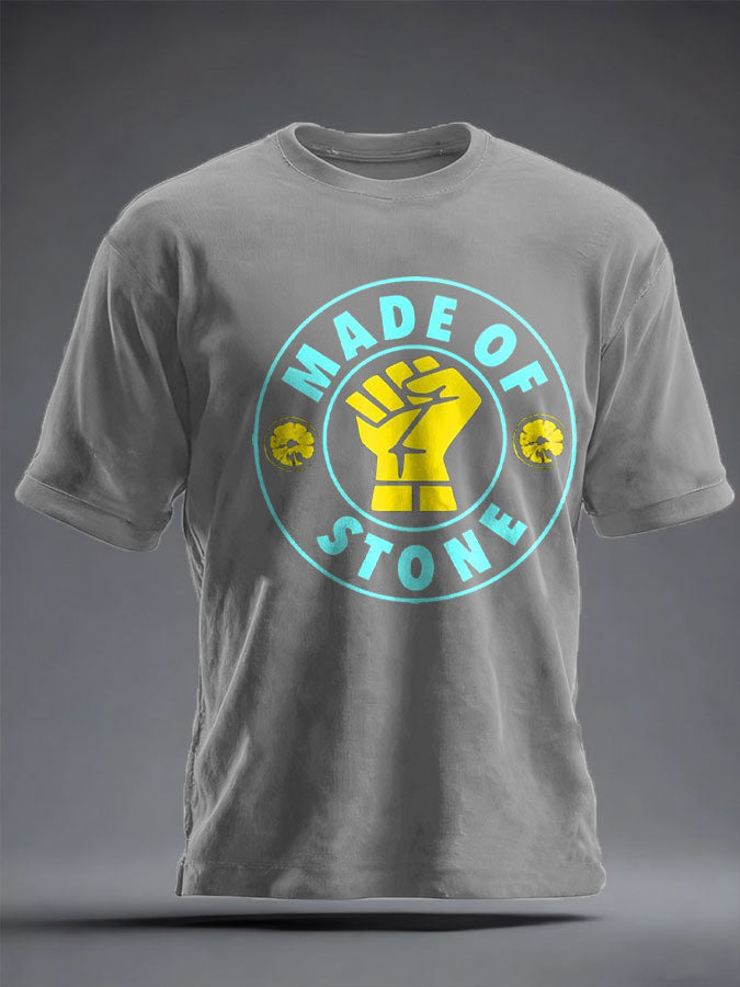 Unisex Lemon Roses Music Lover Printed T-shirt