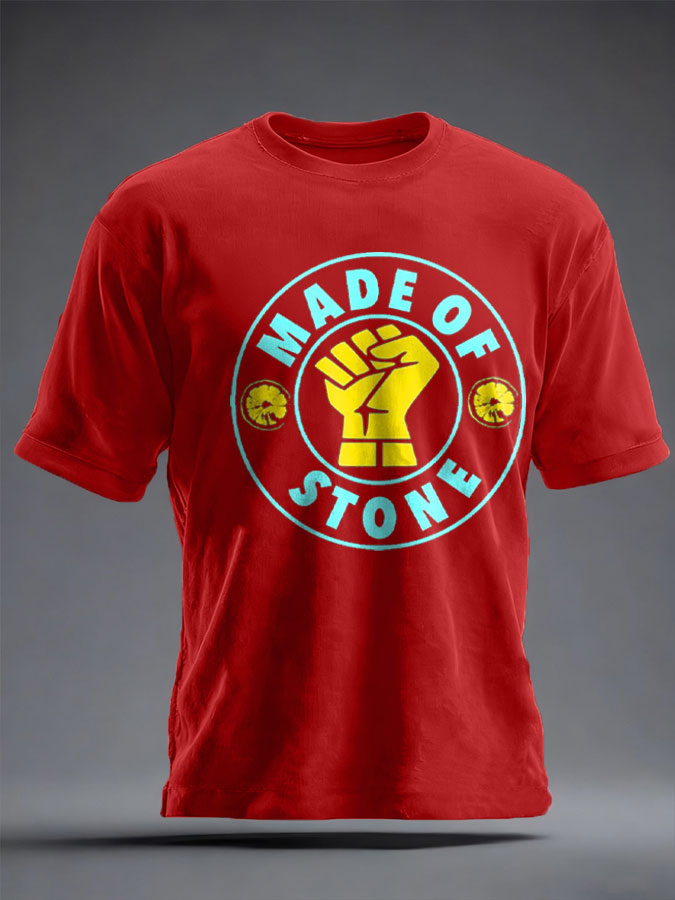 Unisex Lemon Roses Music Lover Printed T-shirt