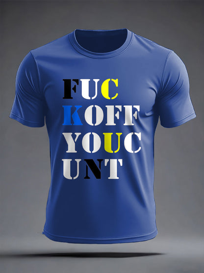 Men's Lemon Roses Music Lover Printed T-shirt