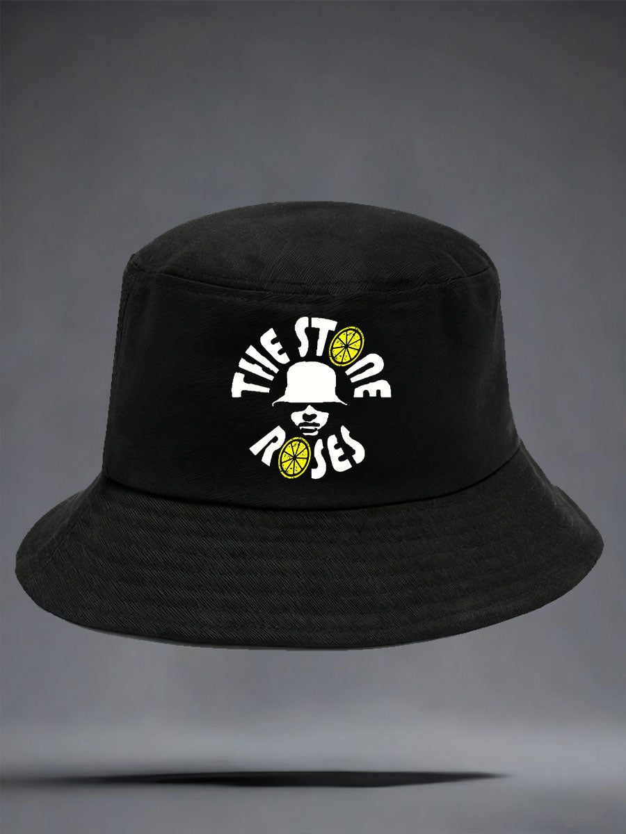 Unisex Roses Music Lover Lemon Printed Hat