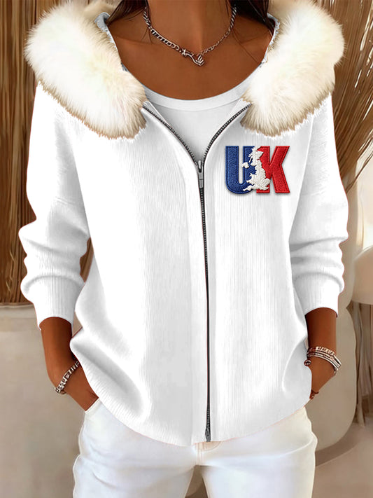 Women's UK White Jacket