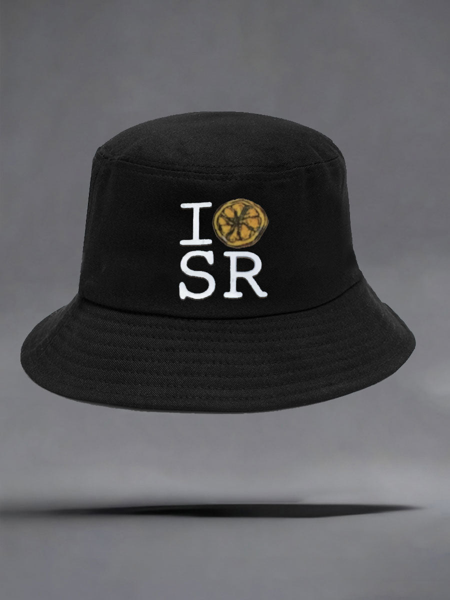 Unisex Lemon Roses Music Lover Print Hat