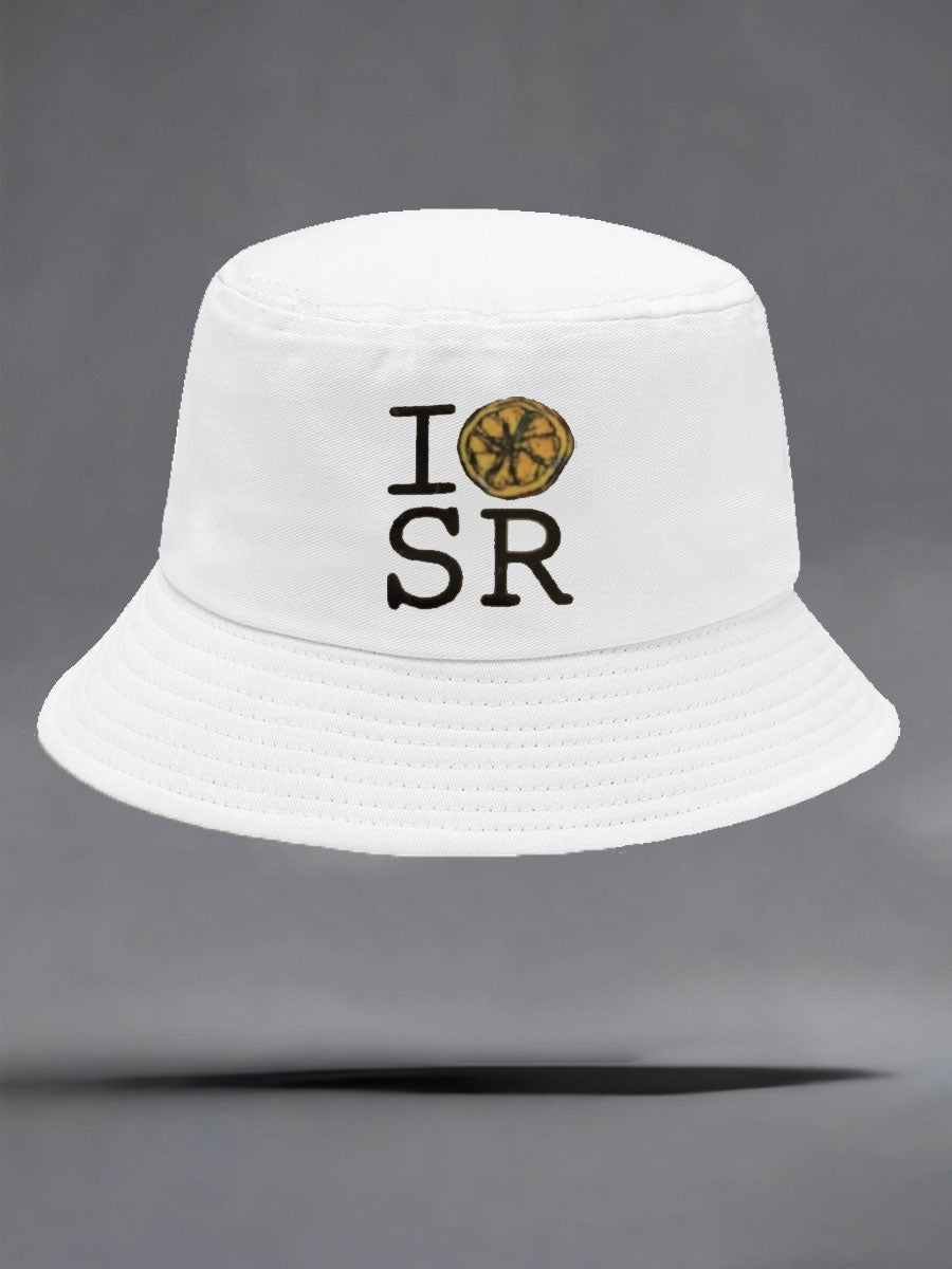 Unisex Lemon Roses Music Lover Print Hat