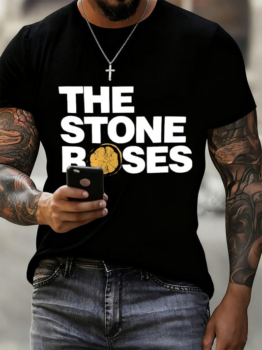 Men's British Rock Legend Band Graphic T-Shirt Short Sleeve