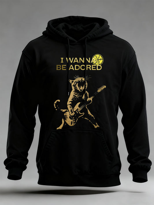 Men's British Print Comfort Hoodie