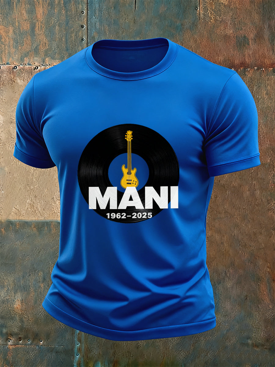 Men's British Rock Legend Band Graphic T-Shirt Short Sleeve