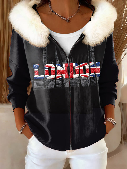 Women's British London Black Jacket
