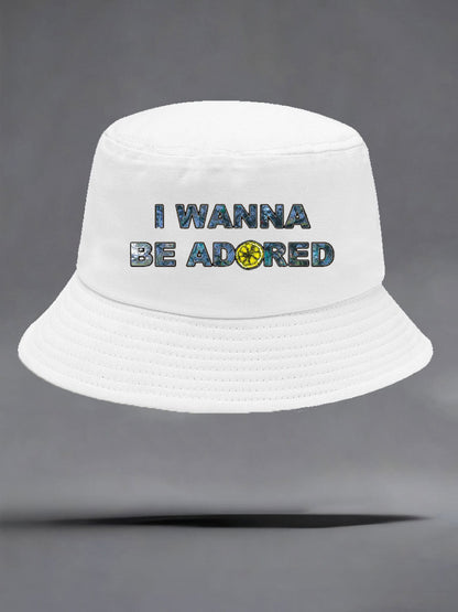 Unisex Lemon Roses Music Lover Print Hat