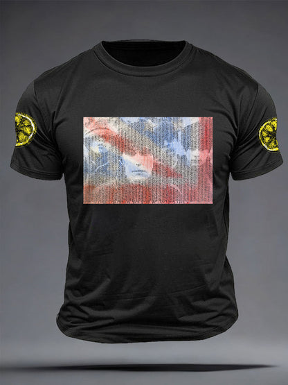 Men's  Lemon Roses Music Lover Printed T-shirt