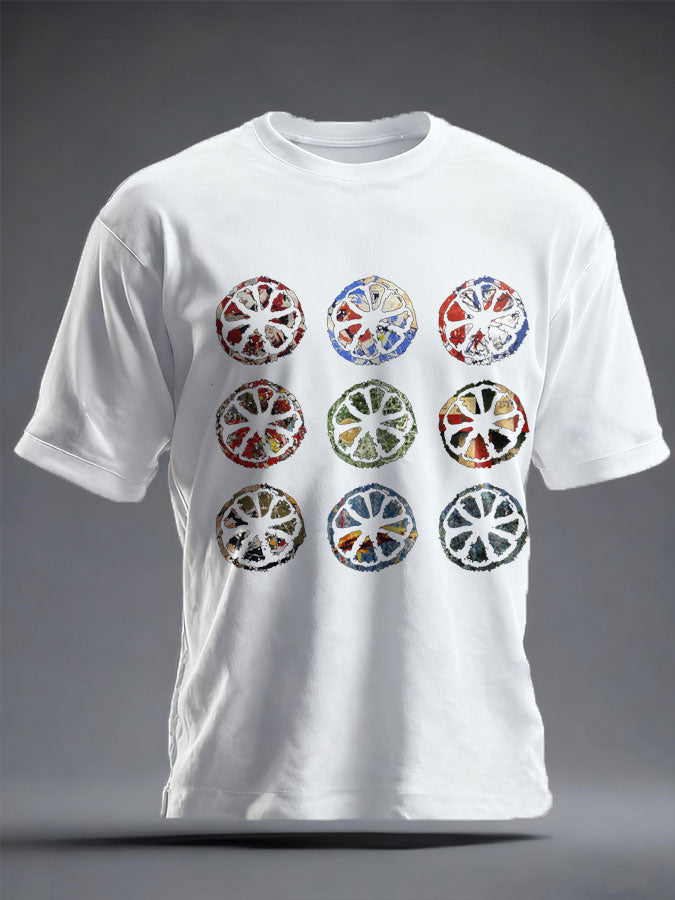 Unisex UK Lemon Mod Music Lover Printed T-shirt