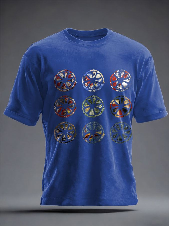 Unisex UK Lemon Mod Music Lover Printed T-shirt