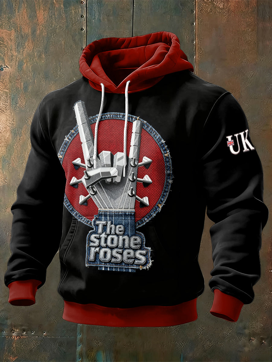 Men's The Stone Rose UK Patchwork Sweatshirts