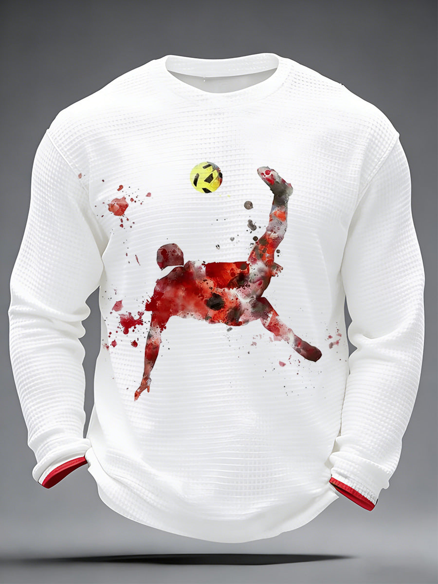 Men's Liverpool Football Print Christmas T-Shirt