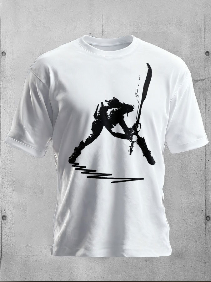 Unisex UK Punk Music Lover Printed T-shirt