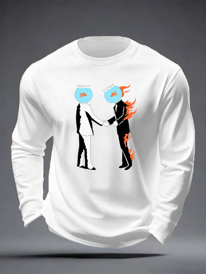 Men's Wish You Were Here long sleeve T-shirt
