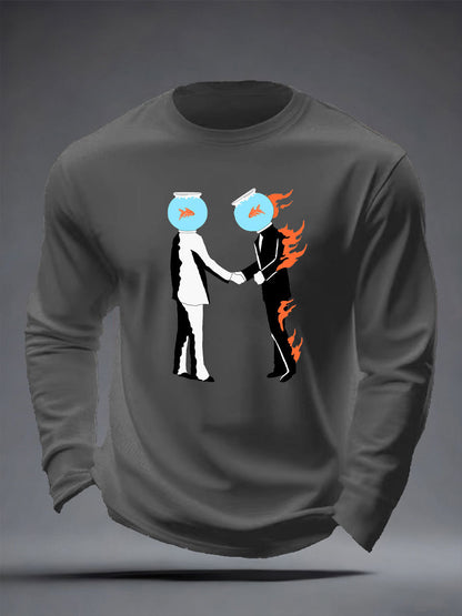 Men's Wish You Were Here long sleeve T-shirt