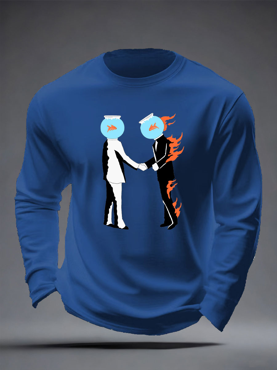 Men's Wish You Were Here long sleeve T-shirt