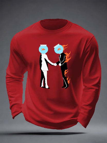 Men's Wish You Were Here long sleeve T-shirt