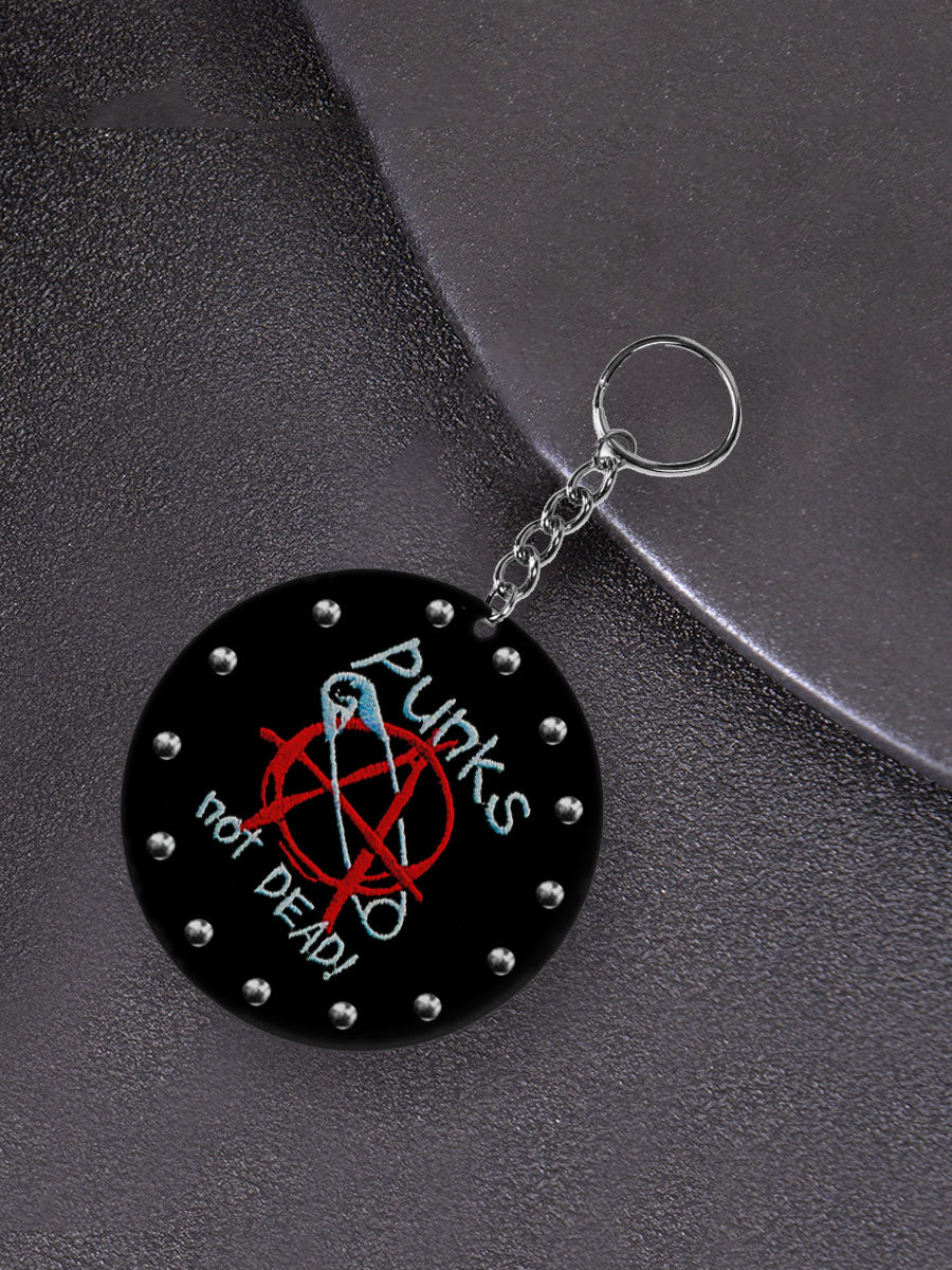 UK Punk Music Lover Printed Keychain