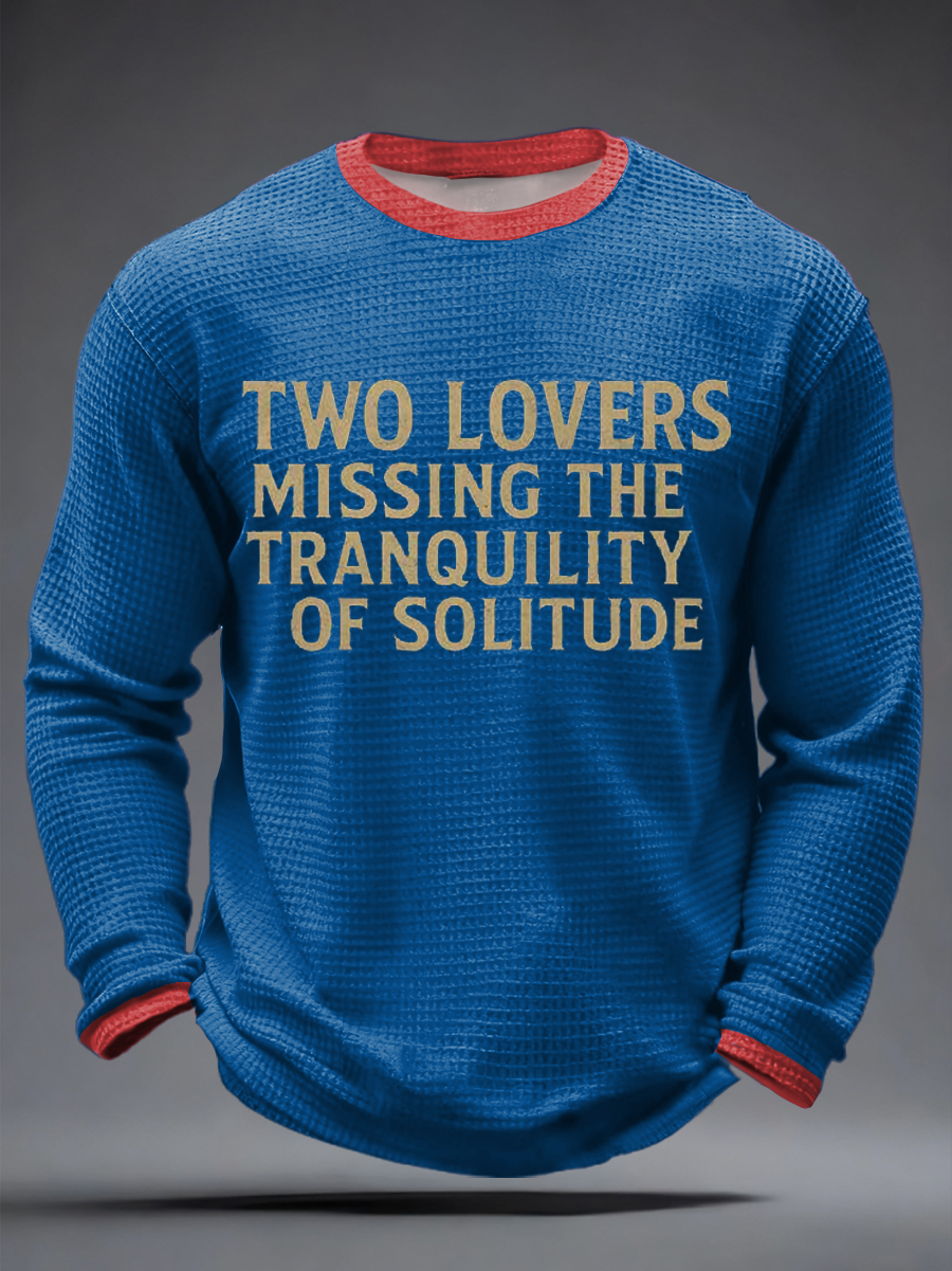 Men's UK Mods Music Lover Waffle Long Sleeve T-Shirt