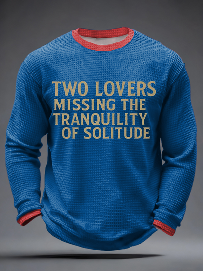Men's UK Mods Music Lover Waffle Long Sleeve T-Shirt