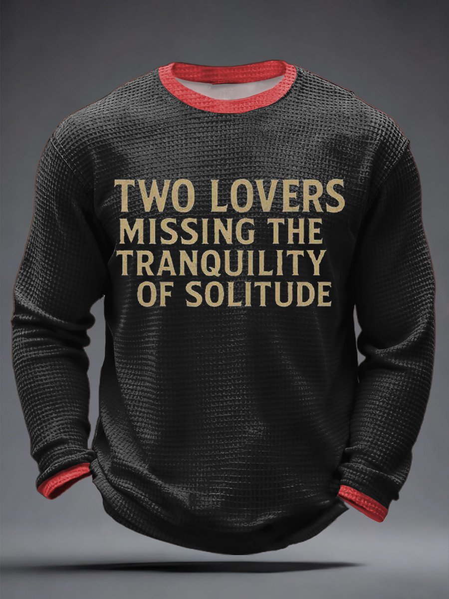 Men's UK Mods Music Lover Waffle Long Sleeve T-Shirt