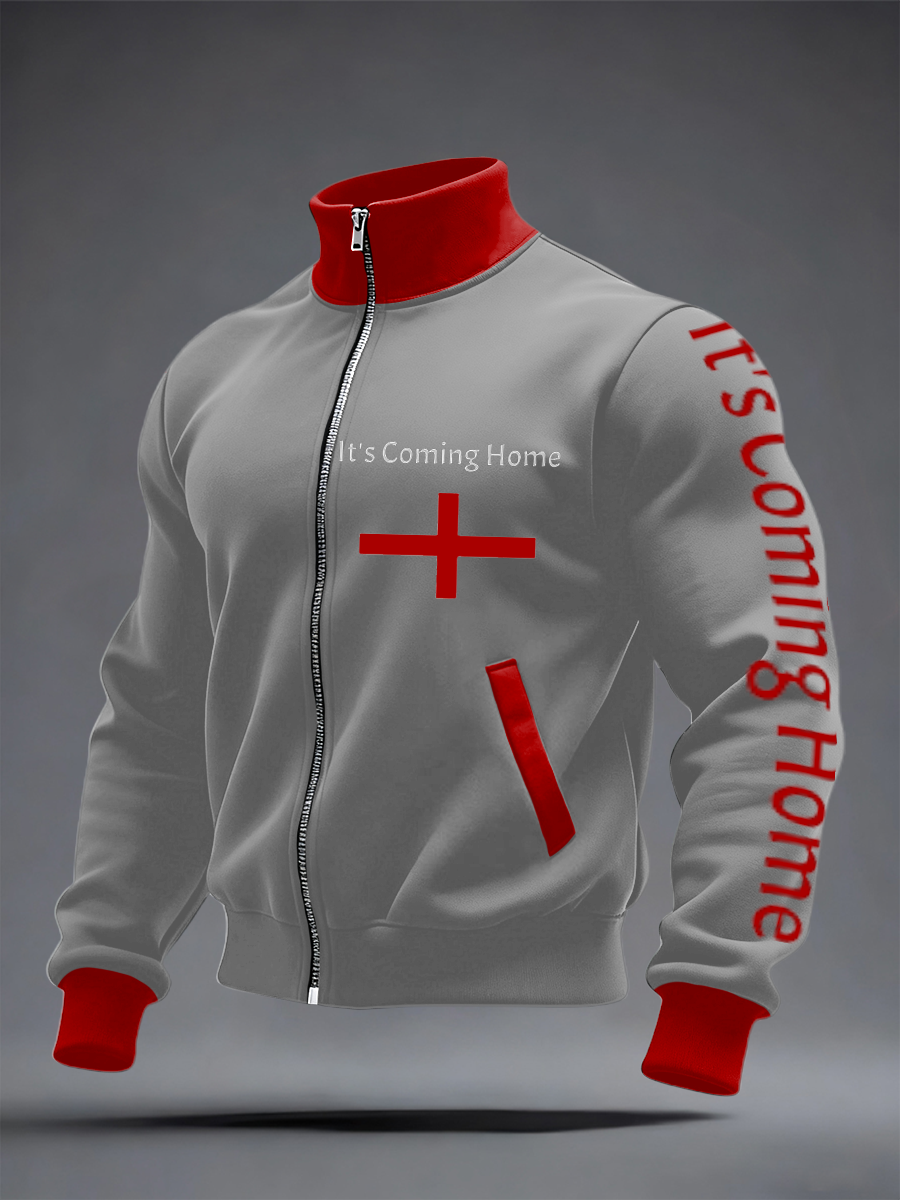 Unisex UK Football Lover England It's Coming Home 2026 Printed top